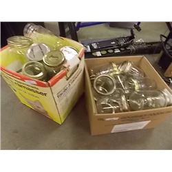 CANNING JARS - 2 BOXES