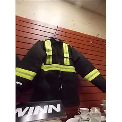 NEW SAFETY JACKET - CONDOR -WINTER  WITH RELECTIVE STRIPS - BLUE - XS