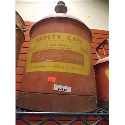 VINTAGE GAS CAN - 16" TALL