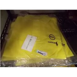 POLO SHIRT - NEW - YELLOW - MED