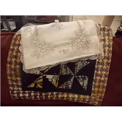 HAND MADE TABLE TOP THROW