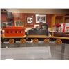Image 3 : TRAIN SET - HAND CRAFTED - 7PC - ABOUT 56" LONG