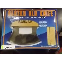 ALASKA ULU KNIFE WITH STAND - NEW