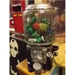 BEAVER GUMBALL MACHINE - COUNTER TOP MODEL - SOME CONTENTS