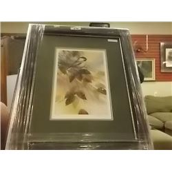 FRAMED LIMITED EDITION PRINT -CHICKADEES - JOE GARCIA - ESTIMATED GALLERY PRICE $425