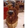 Image 1 : UNIQUE CHAINSAW CARVING - BEAR IN STUMP