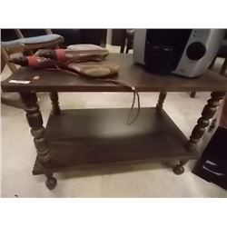 2 TIER TABLE ON WHEELS