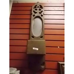 HANGING HALL MIRROR WITH SHELF 36"
