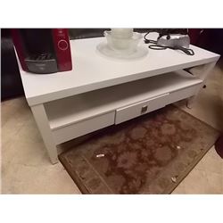 COFFEE TABLE / TV STAND - WHITE