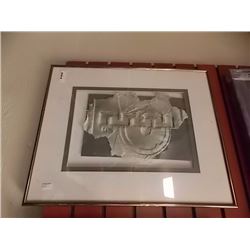 PICTURE - 3D GOLD FOIL INLAYED ABSTRACT