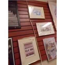 PICTURE- "TUNDRA DUSK" SIGNED BY ARTIST RICK BEAVER 14.5"x11.5"