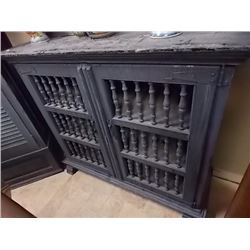 RUSTIC WOOD CABINET - 45" W