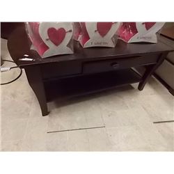 COMTEMPORARY COFFEE TABLE WITH DRAWER & SHELF