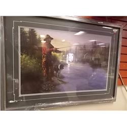 PICTURE - FISHING IN THE WILD - MAN FISHING