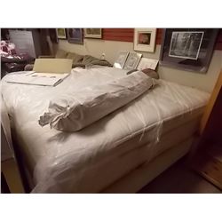 KING MATTRESS - DAMAGED - AS-IS