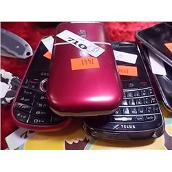 CELL PHONES- 3 TTL BLACKBERRY , SAMSUNG, DORO-  PS