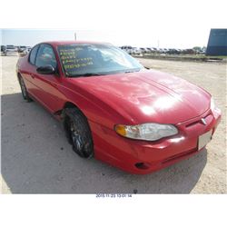 2004 - CHEVROLET MONTE CARLO