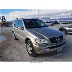2002 - MERCEDES BENZ ML320