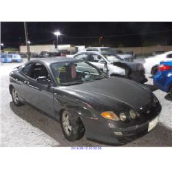 2000 - HYUNDAI TIBURON // REBUILT SALVAGE // BONDED TITLE
