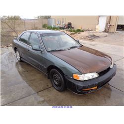 1997 - HONDA ACCORD // SALVAGE TITLE