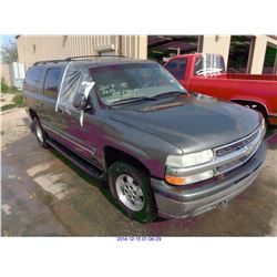 2001 - CHEVROLET SUBURBAN
