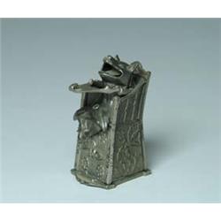 C. I. PIG IN HIGH-CHAIR MECHANICAL BANK