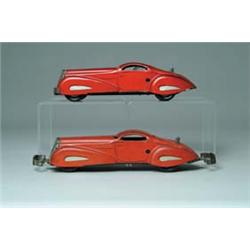 PAIR OF MARX STREAMLINED COUPES