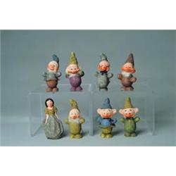 DISNEY SNOW WHITE & DWARFS CANDY CONTAINERS