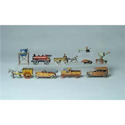 IMPRESSIVE LOT OF TEN PENNY TOYS