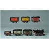 Image 1 : W/UP IVES SEVEN-PIECE TRAIN SET