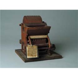 PATENT MODEL: MACHINE FOR MOLDING SUGAR FOR TABLE USE BY S.W. BOYNTON