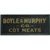 Image 1 : "BOYLE & MURPHY" MEAT SIGN