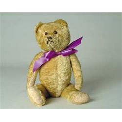 22" LIGHT BROWN MOHAIR TEDDY BEAR