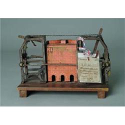 PATENT MODEL: PROCESS & APPARATUS FOR MFG. ILLUMINATING GAS BY R.N. HUNTER