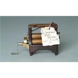 PATENT MODEL: CLOTHES WRINGER BY J. SEAMAN