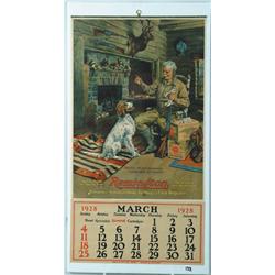 REMINGTON 1928 CALENDAR