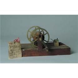 PATENT MODEL: MACHINE FOR COATING PILLS BY WILLIAM CLARK