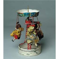 GERMAN CAROUSEL WITH DOLLS