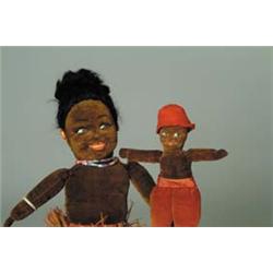 LOT OF 2 NORAH WELLINGS BLACK DOLLS