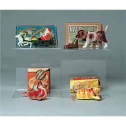 LOT OF 4 JAPANESE WINDUP TOYS IN O.B