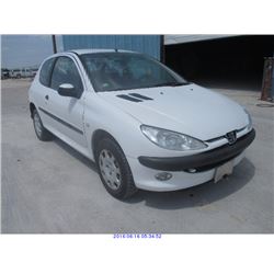 2006 - PEUGEOT 206 // EXPORT ONLY