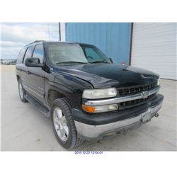2001 - CHEVROLET TAHOE