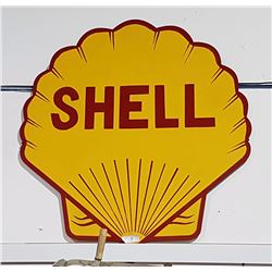 REPRODUCTION STEEL SHELL SIGN APPROX 3'