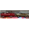 Image 1 : TWO HALLMARK DIECAST PEDAL CARS INC. FIRE TRUCK