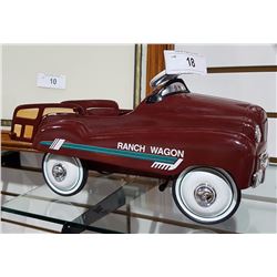 DIE CAST RANCH WAGON PEDAL CAR