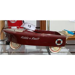 DIE CAST KIDDIE KRAFT PEDAL BOAT