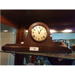 ARTHUR PEQUEGNAT MANTLE CLOCK HAS PENDULUM NO KEY