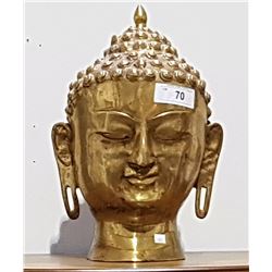 BRASS BUDDHA BUST