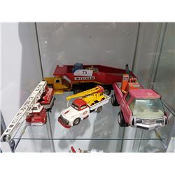 LOT OF 4 VINTAGE TOY TRUCKS
