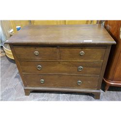 ANTIQUE 4 DRAWER OAK DRESSER